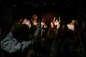 Proscoop 'Theater A la Carte' voorstelling 'positieve gezondheid' minuutje bewegen